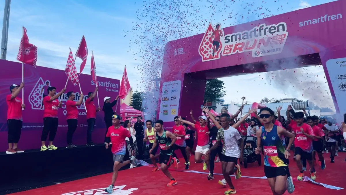 Smartfren Fun Run 2026 di Manado