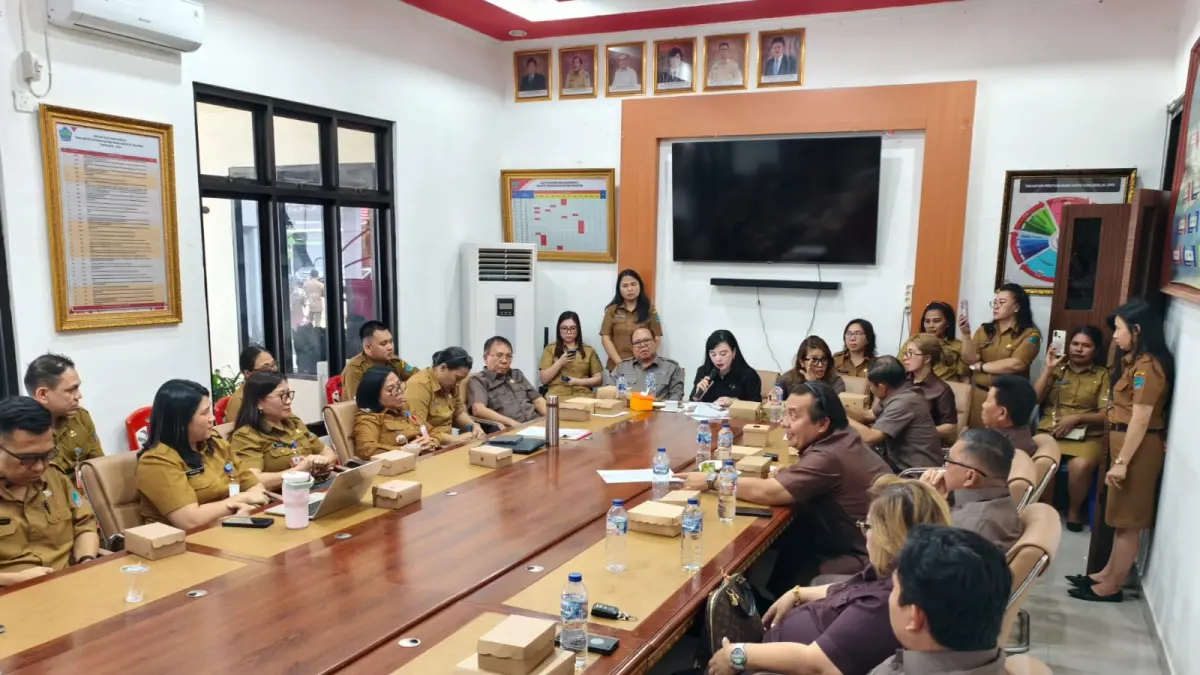 Kawal Aspirasi-Komisi 1 dan Komisi 3 DPRD Minut saat melakukan RDP dengan Dinas Pendidikan terkait Aspirasi Guru P3K Paruh Waktu