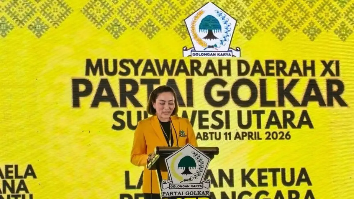 Michaela Elsiana Paruntu (MEP) resmi ditetapkan sebagai Ketua DPD I Partai Golkar Sulut masa bakti 2025–2030