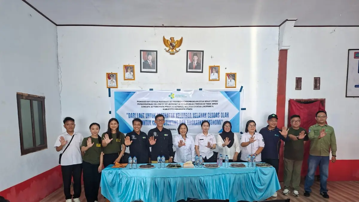 BANGGA: Kegiatan Program Pengabdian kepada Masyarakat – Pengembangan Desa Sehat (PkM-PPDS), Poltekkes Manado menyasar Desa Likupang II, Kecamatan Likupang Timur, Kabupaten Minahasa Utara.