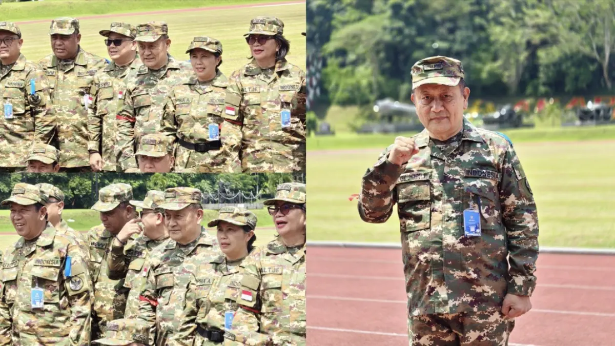 IKUTI: Ketua DPRD Minahasa Robby Longkutoy saat mengikuti Retret di Akmil Magelang, Rabu (15/4/2026).