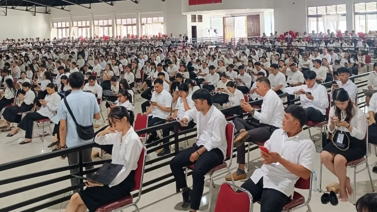 Ribuan peserta calon Vikaris Pendeta GMIM