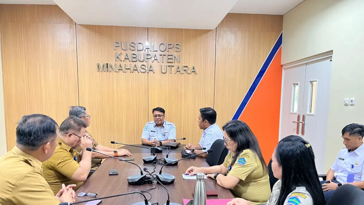 Sinergitas-Badan Meteorologi, Klimatologi, dan Geofisika (BMKG) melalui Stasiun Klimatologi Sulawesi Utara menjalin koordinasi intensif dengan Badan Penanggulangan Bencana Daerah (BPBD) Kabupaten Minahasa Utara. 

