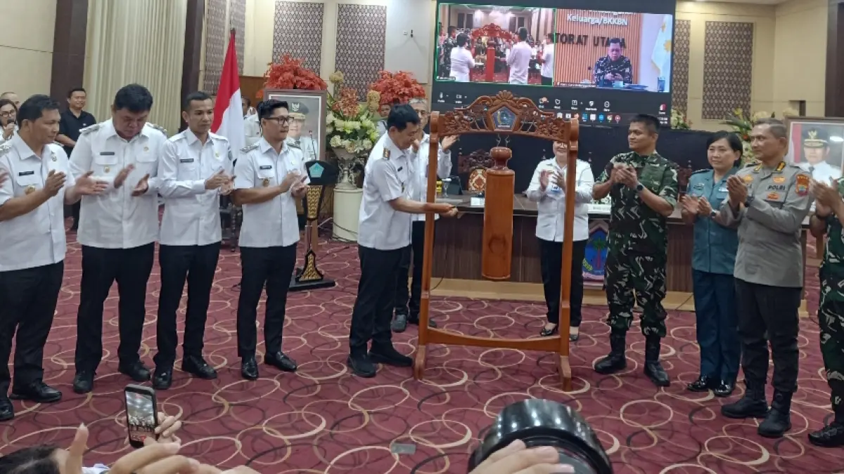 Wagub Victor Mailangkay saat membuka pelaksanaan Rakorda Program Bangga Kencana di Sulawesi Utara tahun 2026