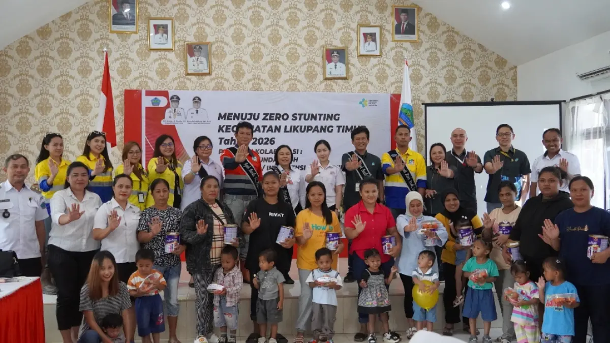 Patut diapresiasi. Menuju Zero Stunting, Pemerintah Likupang Timur Gandeng Perusahaan Tambang. 