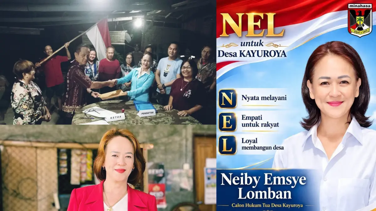 SIAP MELAYANI: Neiby Emsye Lomban resmi daftar calon Hukum Tua Desa Kayuroya, siap abdikan diri kepada masyarakat dan bawa perubahan. Dok istimewa 
