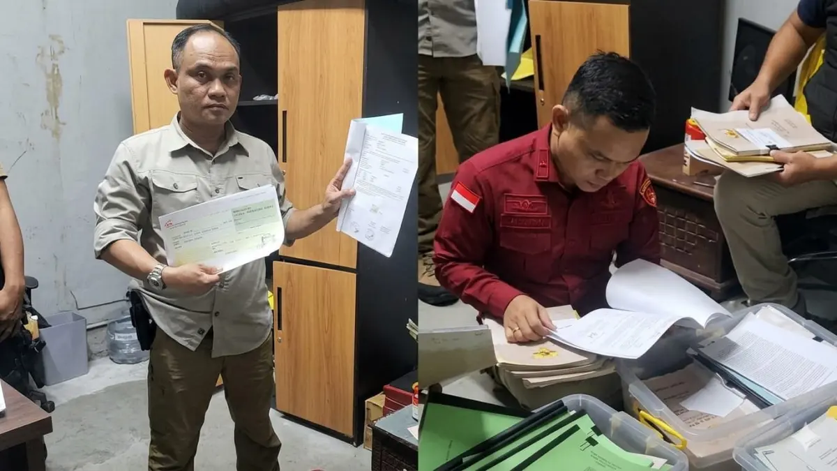 Kasubdit Tipikor dan TPPU Yadyn Palebangan dan tim menemukan shadow company atau perusahaan bayangan Zarof Ricar.(Dok Istimewa)