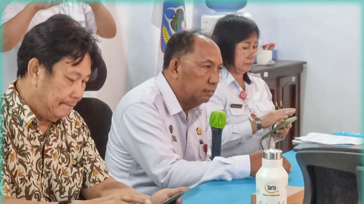 Kepala Bappeda Kota Bitung Sifri Mandak memimpin pelaksanaan FGD GDPK.(Dok Istimewa) 