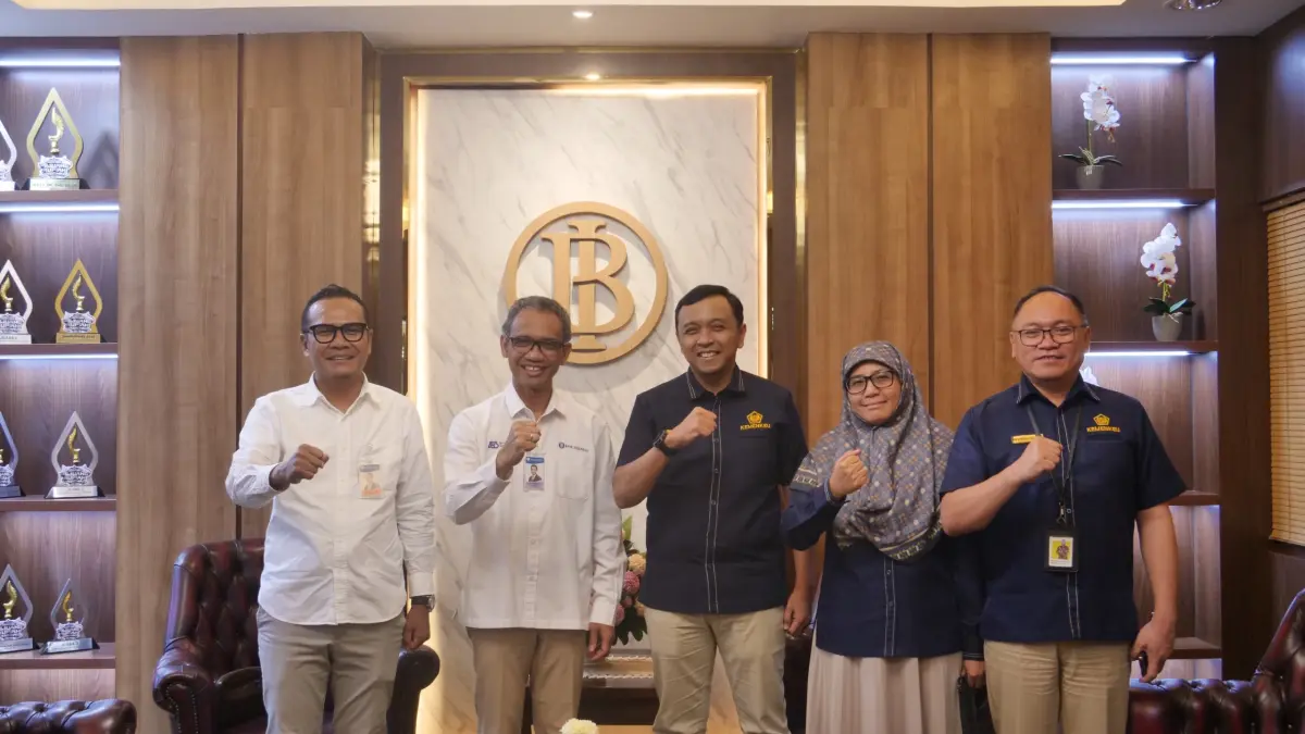 Kepala Kanwil DJP Suluttenggomalut Ardiyanto Basuki melakukan audiensi dengan Kepala Perwakilan Bank Indonesia Provinsi Sulawesi Utara Joko Supratikto di Manado. 