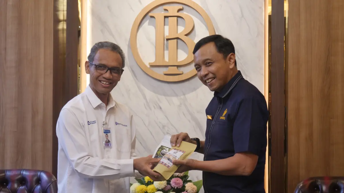 Kepala Kanwil DJP Suluttenggomalut Ardiyanto Basuki melakukan audiensi dengan Kepala Perwakilan Bank Indonesia Provinsi Sulawesi Utara Joko Supratikto di Manado. 