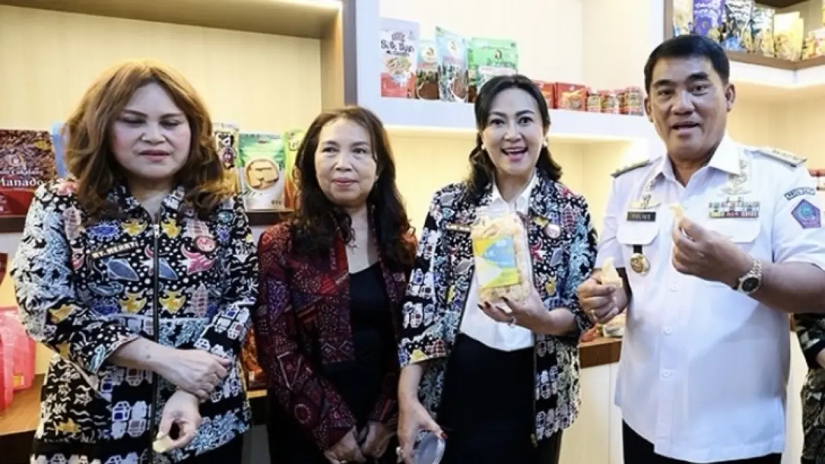 Peresmian Kantor sekaligus Galeri Dewan Kerajinan Nasional Daerah (Dekranasda) Provinsi Sulut diresmikan Rabu (22/4).
