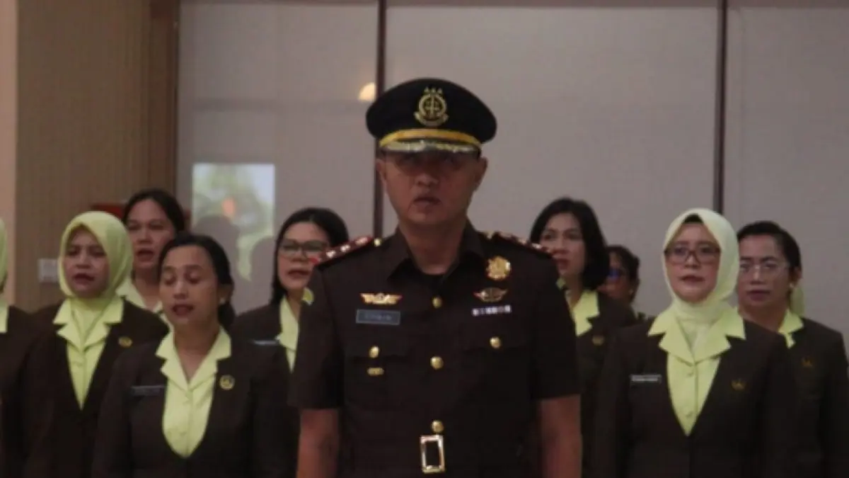 Erwin Widihantono dilantik sebagai Kajari Bitung.(Dok Istimewa)