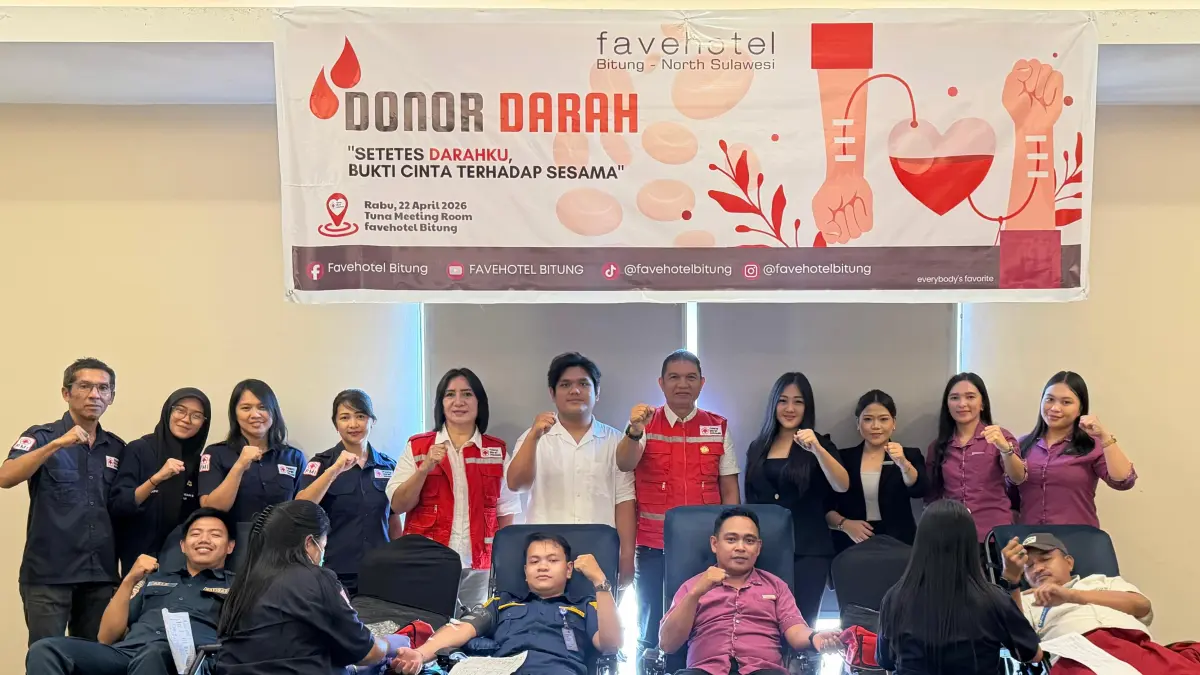 Favehotel Bitung gelar donor darah