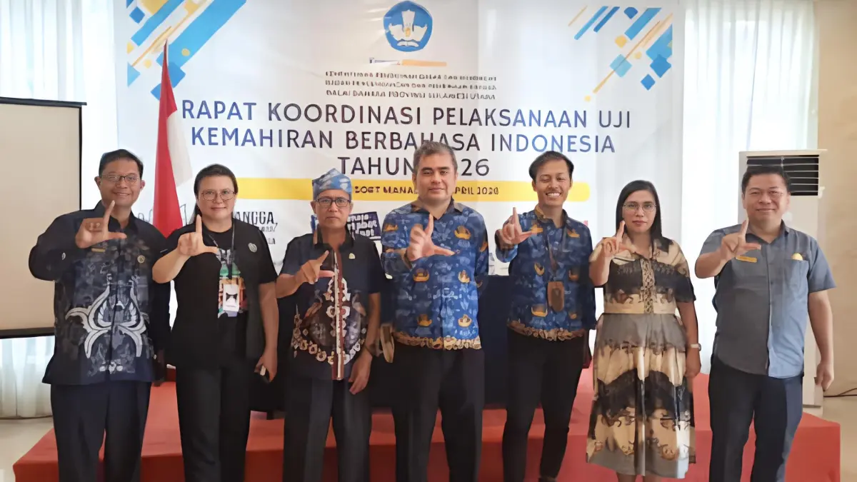 Para kepala sekolah di Sulut menghadiri rapat koordinasi pelaksanaan UKBI 2026