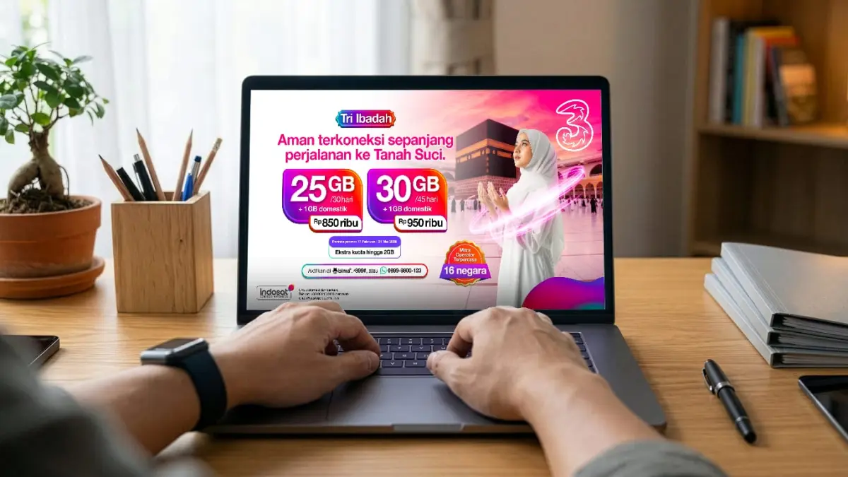 Tri Ibadah solusi konektivitas khusus jamaah Haji 2026.&nbsp;&nbsp;