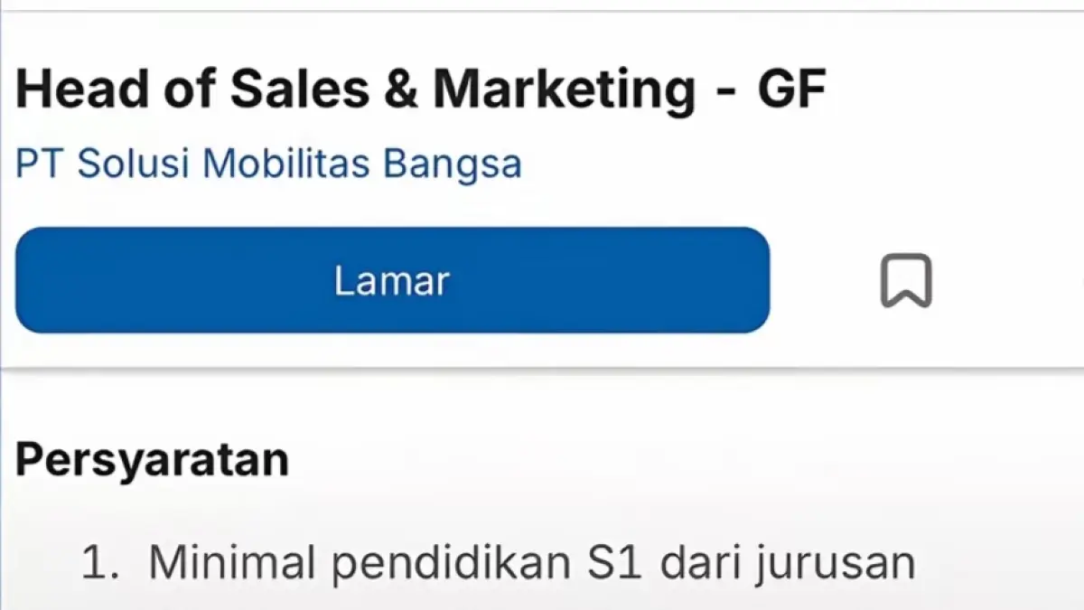 Lowongan Kerja Astra Grpup yang viral di Sosmed.