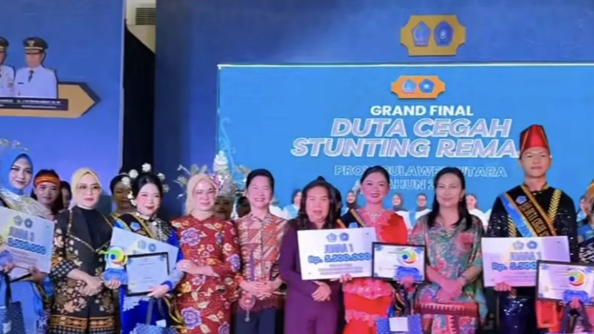Grand Final Pemilihan Duta Cegah Stunting Remaja tingkat provinsi yang digelar di Manado Town Square pada Jumat (24/4/2026).
