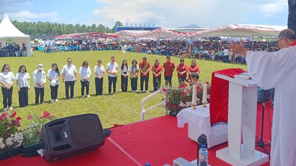 Pelantikan Tim Kerja Gereja Ramah Anak di momentum Ibadah Paskah Raya dan Hari Anak Sinode GMIM tahun 2026