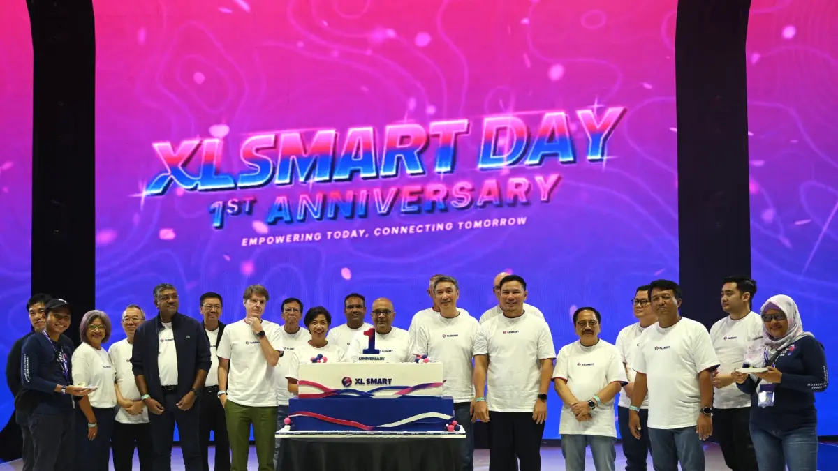 XLSMART menghadirkan rangkaian acara anniversary bertajuk “Connecting Today, Empowering Tomorrow” yang diselenggarakan di Indonesia Convention Exhibition (ICE) BSD City.