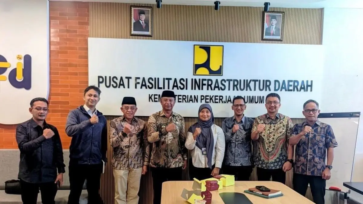 Bupati Boltim Oskar Manoppo mengunjungi Kementerian PU