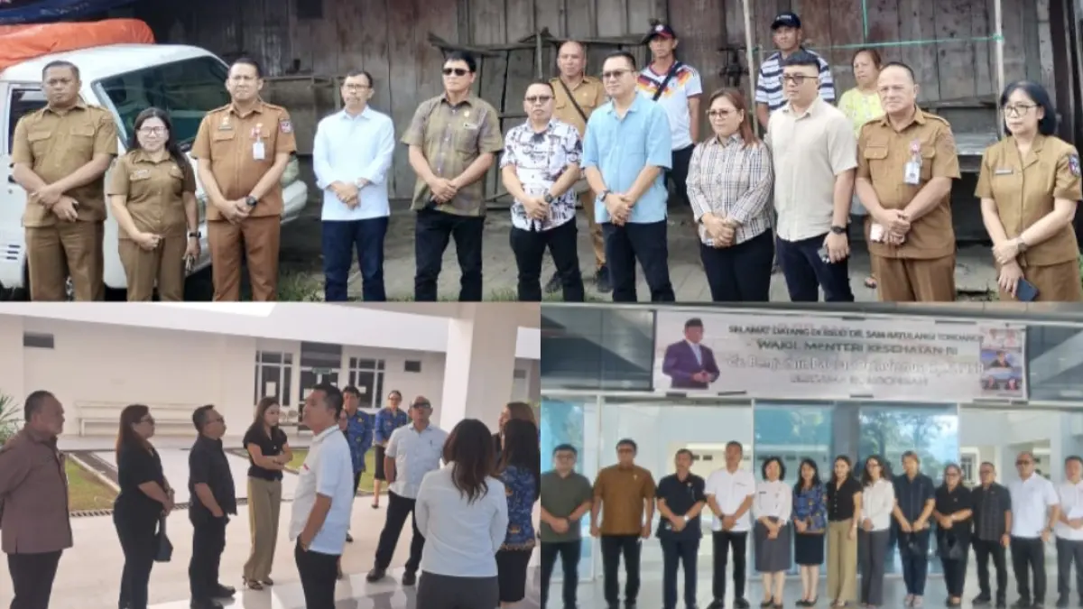 TINJAU: Pansus LKPJ DPRD Minahasa turun di sejumlah lokasi, meninjau hasil laporan dan data dari Pemkab Minahasa, Selasa (28/4/2026).