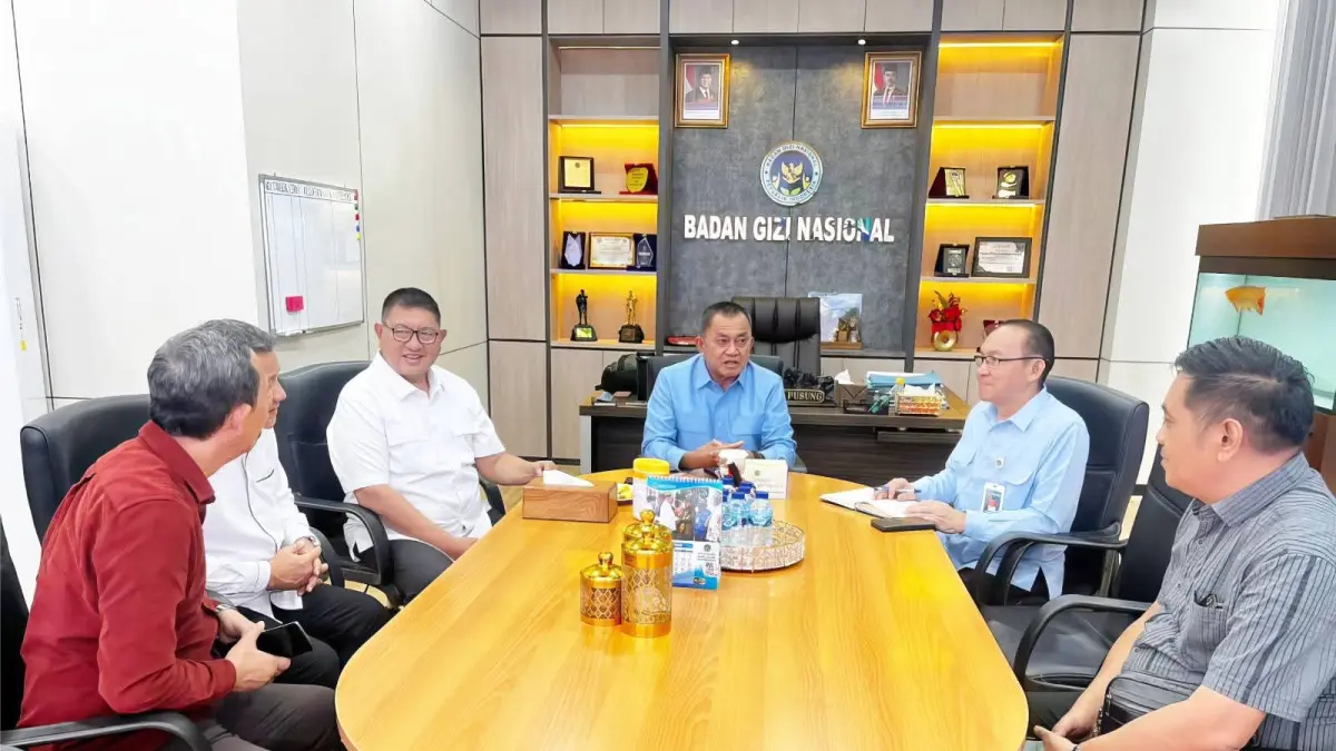 SAH: Wakil Bupati Minsel, Brigjen TNI (Purn.) Theodorus Kawatu, melakukan kunjungan kerja krusial ke Kantor Badan Gizi Nasional (BGN) Republik Indonesia di Jakarta, Rabu (29/4).