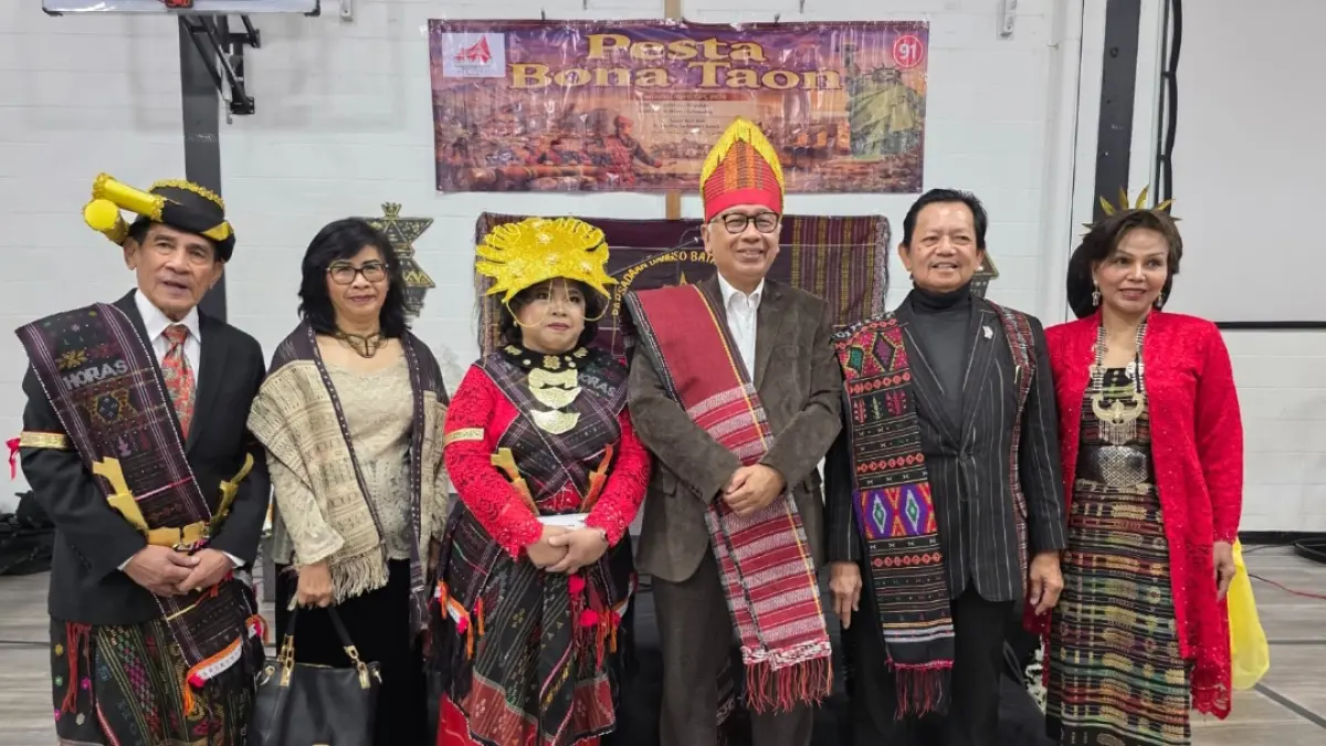 Warga Batak di New York Gelar Pesta Bona Taon 2026, Semangat Syukur Tak Surut Meski Diguyur Hujan