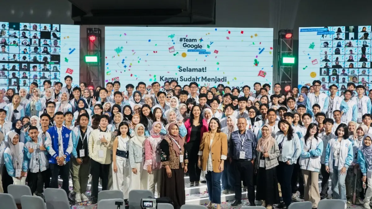 Inaugurasi 2.000 peserta Google Student Ambassador 2026, menandai komitmen Google dalam memberdayakan mahasiswa Indonesia lewat inovasi AI.
