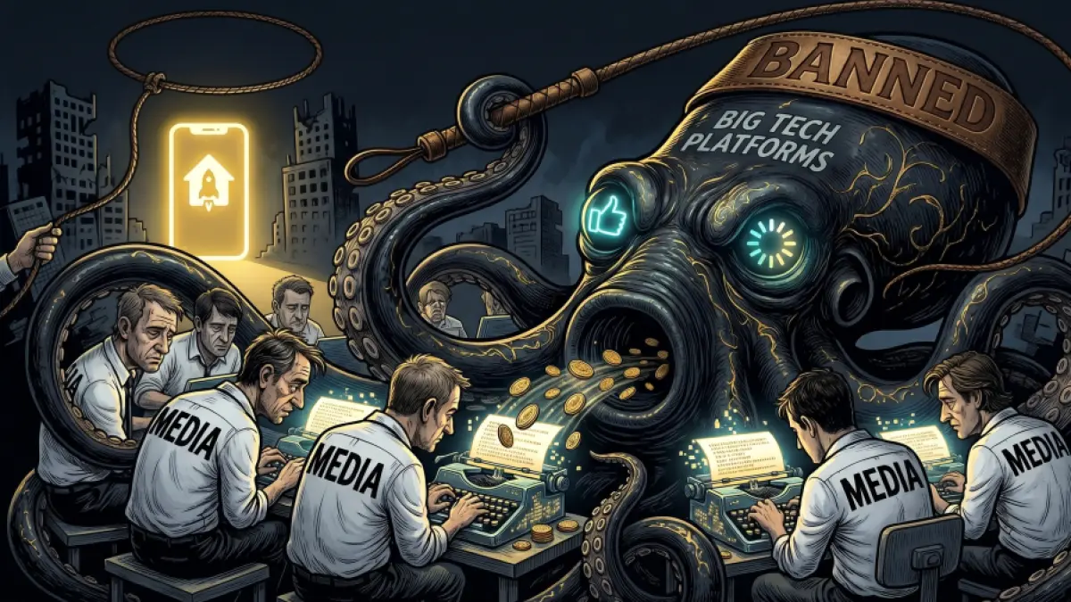 ilustrasi media harus tunduk dengan algoritma platform social media