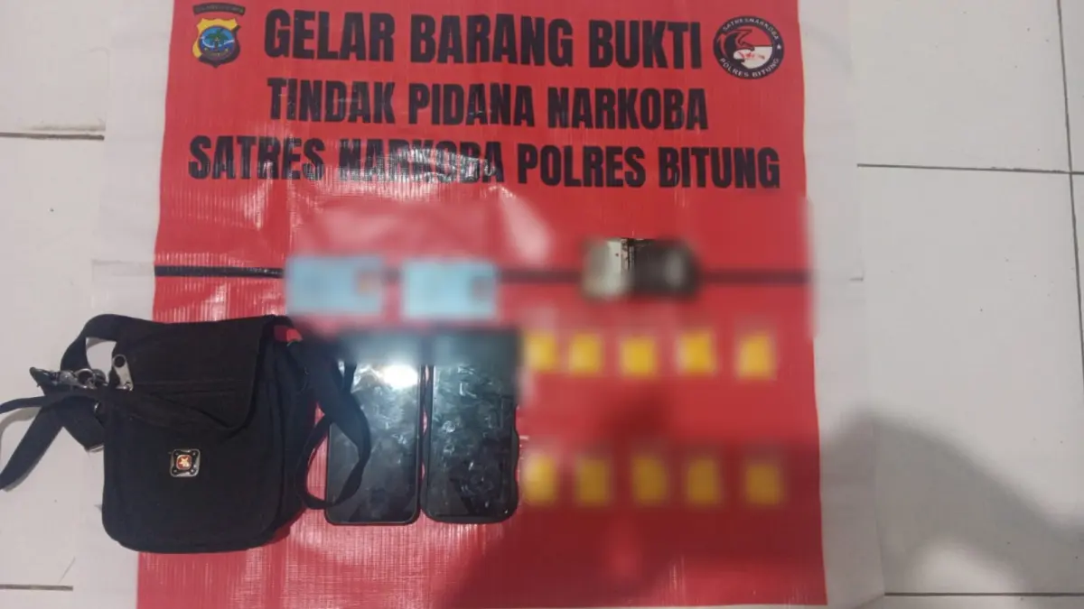 Obat terlarang yang diamankan Polres Bitung dari dua pemuda.(Dok Istimewa)