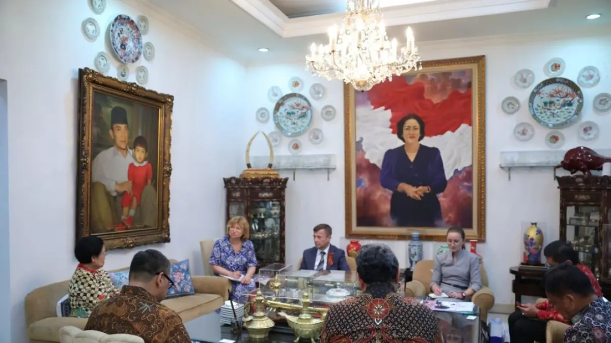 Olly Dondokambey Dampingi Megawati Terima Dubes Rusia, Titip Salam Hangat untuk Presiden Putin