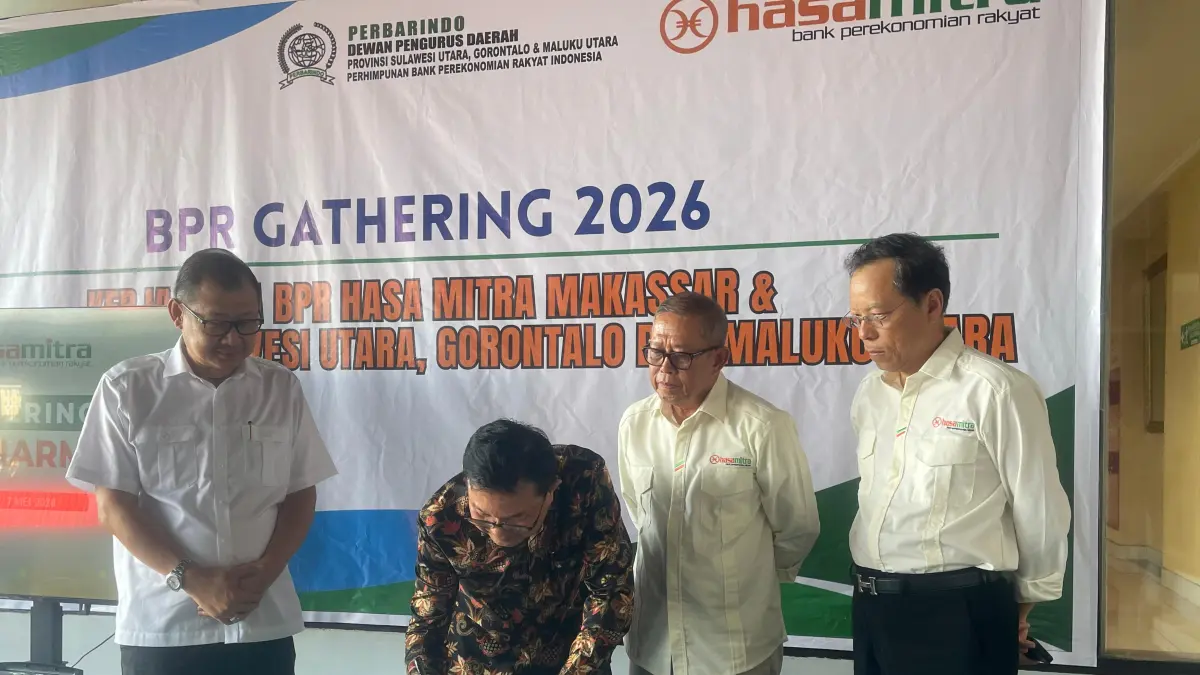 Penandatanganan MoU antara Perbarindo dan BPR HasaMitra, Kamis (7/5/2026).