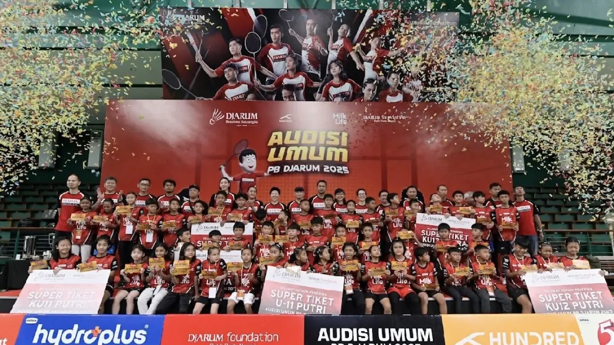 Audisi umum PB Djarum 2026 siap digelar.
