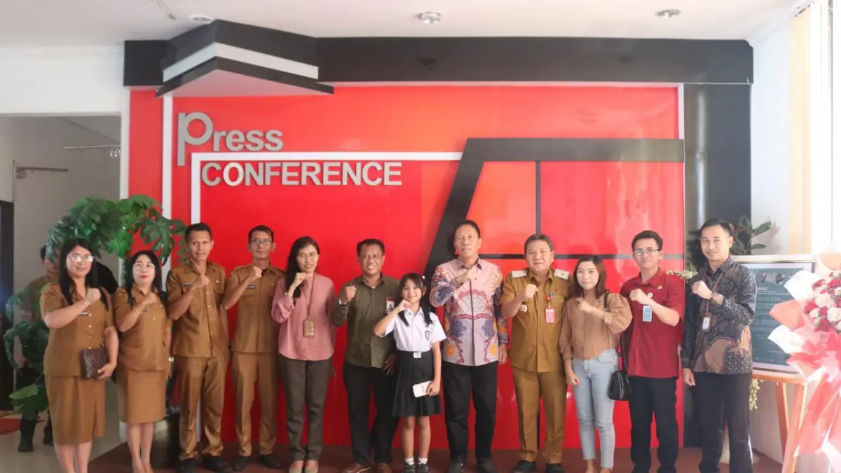 BANGGA: Mickeyla Rumpesak, siswi berbakat dari SD GMIM Malola, resmi terpilih sebagai utusan Provinsi Sulawesi Utara dalam ajang Festival Tunas Bahasa Ibu Nasional (FTBIN) Tahun 2026.