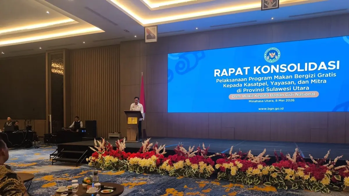 Kehadiran Jemmy Ringkuangan di rakor MBG belum lama ini.
