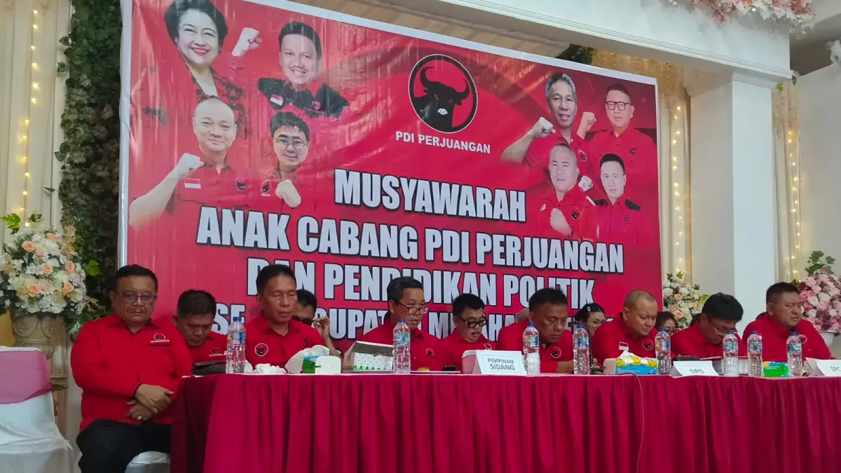 RESMI: Kegiatan Musyawarah Anak Cabang (Musancab) dan Pendidikan Politik yang digelar di Golden Charity Lopana, Amurang Timur, Selasa (12/5).