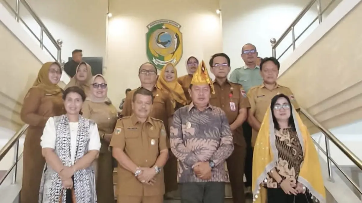 Wakil Bupati Mitra Fredy Tuda bersama jajaran Pemkab Mitra saat melakukan kunjungan kerja ke Kabupaten Parigi Moutong, Sulawesi Tengah