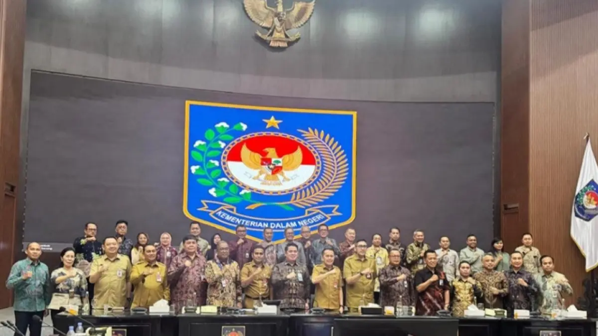 Direktur Operasional BSG Louisa Parengkuan, menghadiri Rakor Percepatan Elektronifikasi Transaksi Pemerintah Daerah.