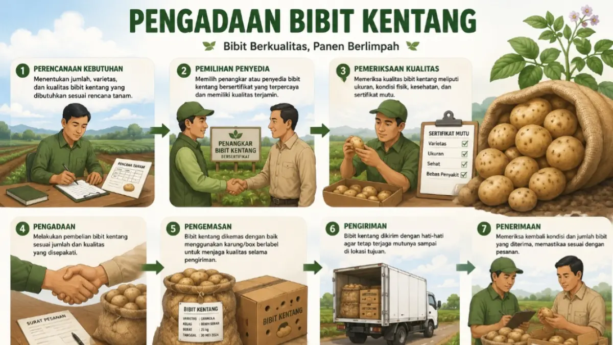 Ilustrasi Pengadaan Bibit Kentang