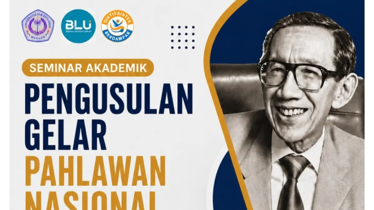 FIB Unsrat Gelar Seminar Pengusulan Gelar Pahlawan Prof Sumitro