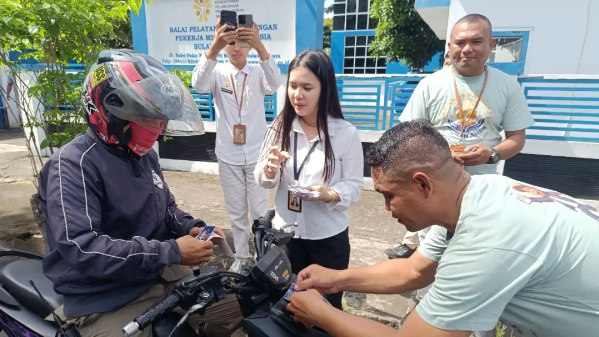 Kampanye Gerakan Nasional Migran Aman yang dilakukan jajaran BP3MI Sulawesi Utara