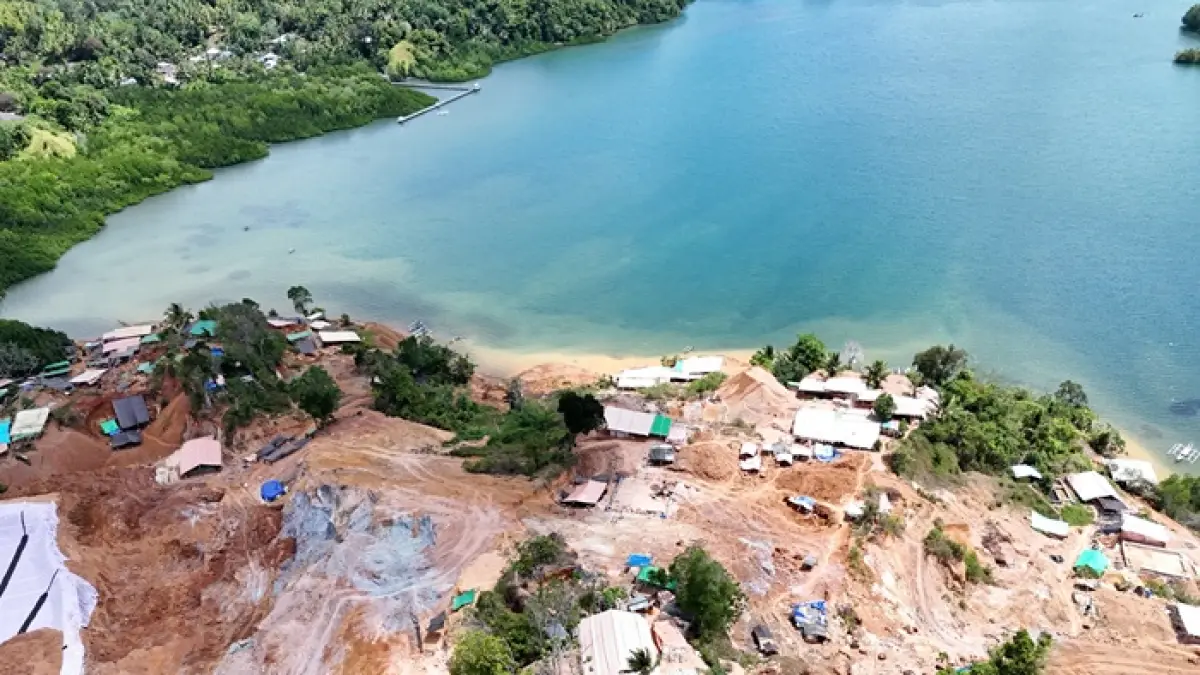 Tambang emas ilegal di Sangihe