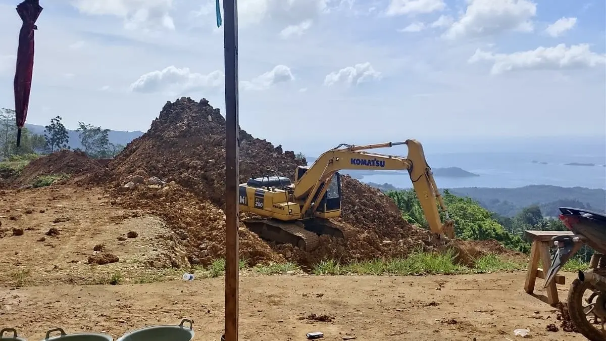 Lokasi tambang di Ratatotok Mitra