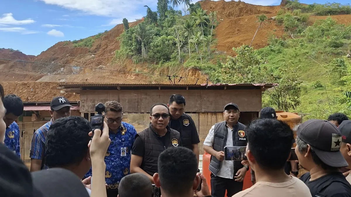 Kantor Imigrasi Tahuna menggelar Operasi Gabungan lintas instansi di kawasan Pertambangan Bowone, Kecamatan Tabukan Selatan, Kabupaten Kepulauan Sangihe, Rabu (20/5/2026).