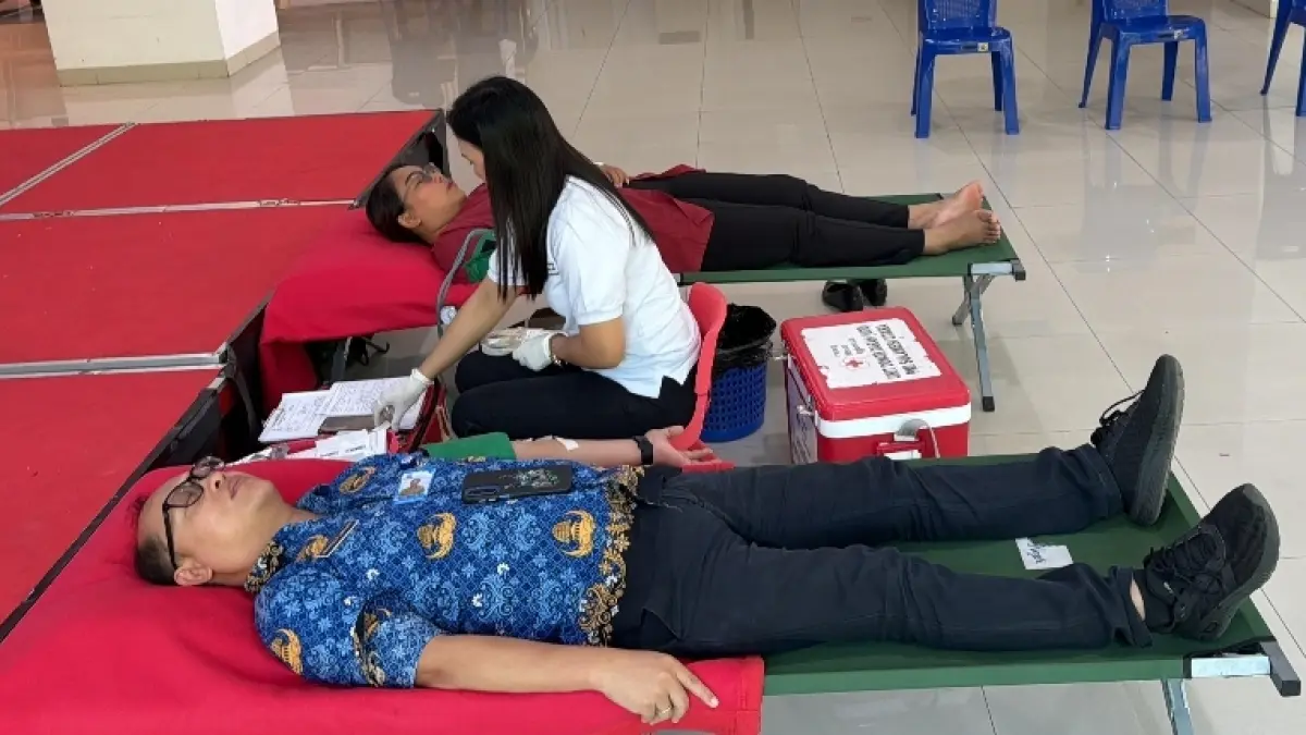 Kegiatan donor darah di RSUD Tipe B Provinsi Sulawesi Utara