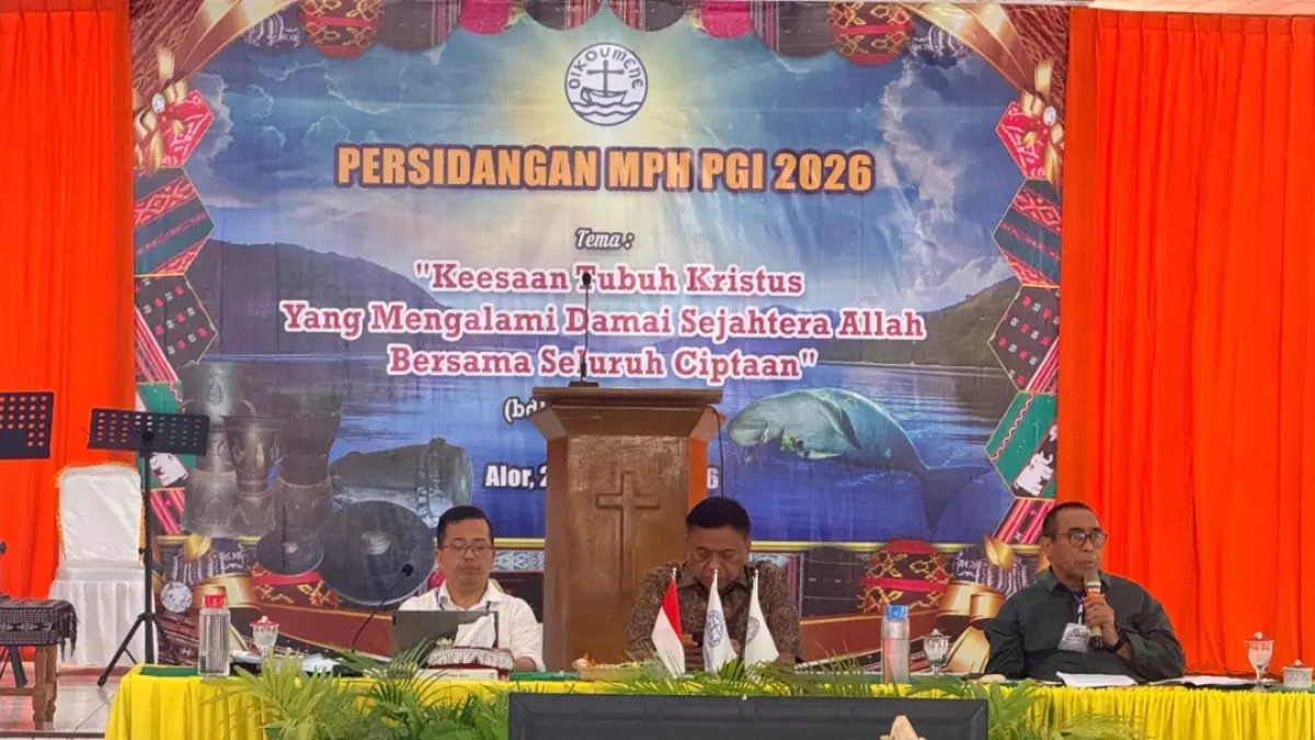 Ketua II MPH PGI Olly Dondokambey Pimpin Sidang MPH PGI