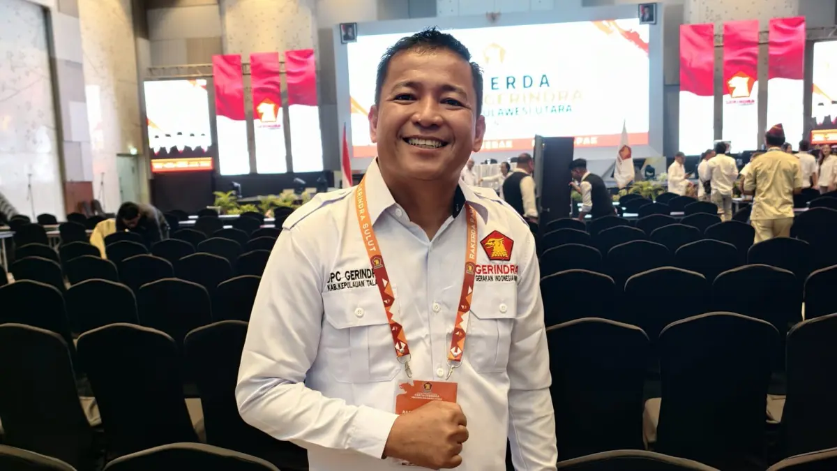 Ketua DPC Gerindra Talaud Irwan Hasan