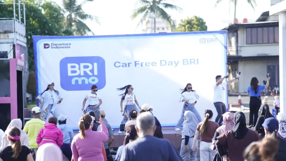 Car Free Daya BRI di Kawasan Mega Mas Manado