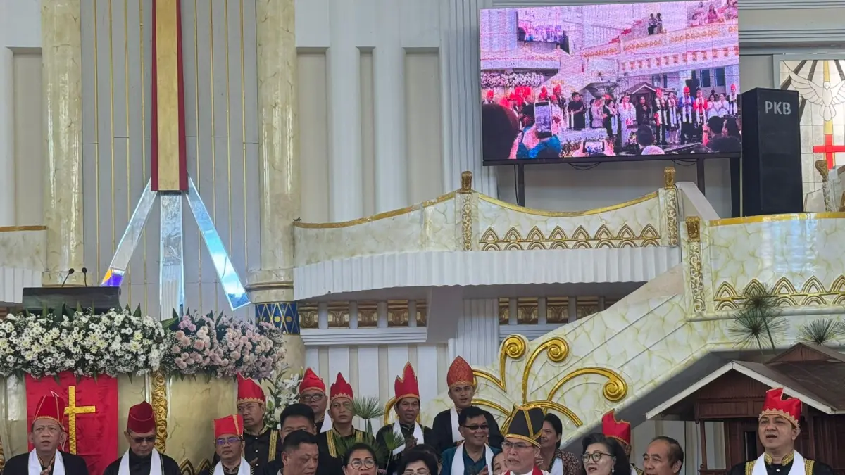Perayaan HUT ke-71 GMIM Sario Kotabaru, Minggu (24/5).