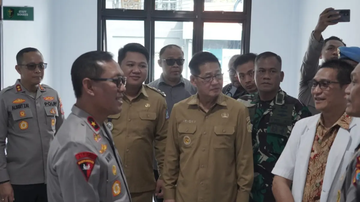 Peresmian Klinik Pratama Tatag Trawang Tungga Polres Bitung di Aspol Pinokalan.(Dok Istimewa)